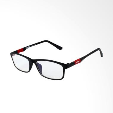 Kateluo Anti Radiasi Original Frame Kacamata - Black Red 13022