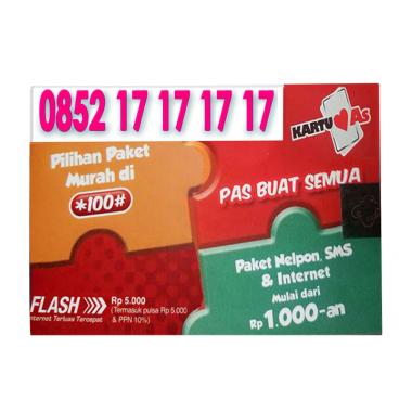 Kartu As 0852 17171717 Nomor Cantik Kartu Perdana