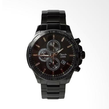 Alexandre Christie Chronograph Blac ... Jam Tangan Pria AC6352MC