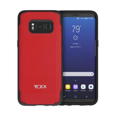 TUMI Leather CoMold Casing for Samsung Galaxy S8 - Red