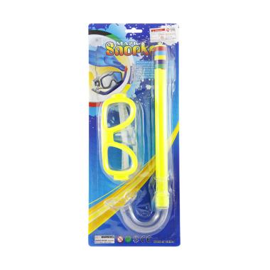 MOMO Mask Snorkel Selang Kacamata Renang Anak - Kuning [3303]