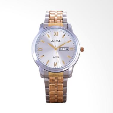 Alba Jam Tangan Pria - Kombinasi White [9426]