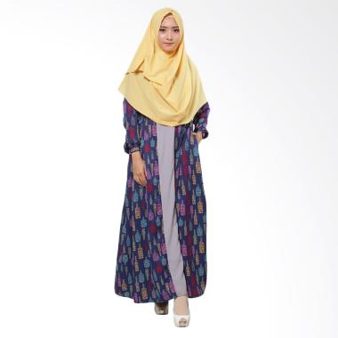 SOFEYA Zahira Syar'i Gamis Ibu Menyusui - Navy