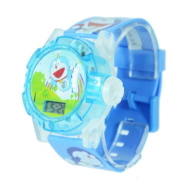 OEM Doraemon Projector Jam Tangan Anak - Biru Muda