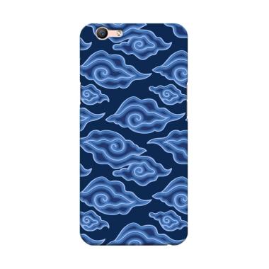 Premiumcaseid Batik Corak Mega Mend ... asing for Oppo F1s - Biru