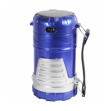M2000 LED Flashlight Emergency Lamp Senter Multifungsi - Biru