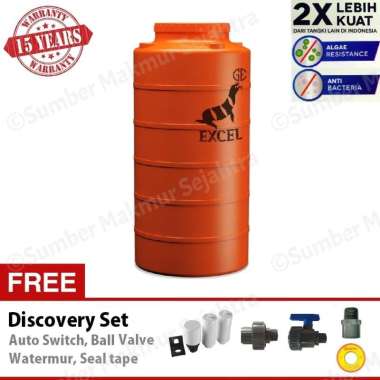 Excel ALB 700 Blow Tangki atau Toren Air [700 Liter] Orange