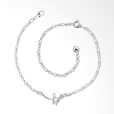SOXY SPA020 New Fashion Silver Euro ... on Noble Butterfly Anklet