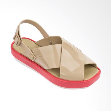 Melissa Sauce Sandal III Ad 32257 Sandal Wanita - Beige Red