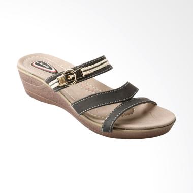 Carvil 51.CSH.003.05/COSHER-03 L Ladies Casual Sandal Wanita - Black