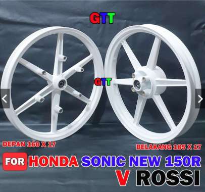 VELG RACING RCB V.ROSSI HONDA SONIC 150R WHITE