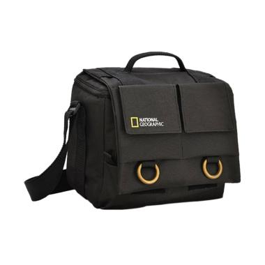 National Geographic Kode B Selempang Tas Kamera for DSLR or Mirrorless - Hitam + Free Raincover