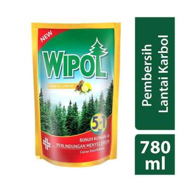 WIPOL KARBOL LEMON REFILL 750 ML
