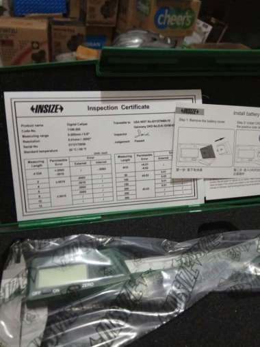 DIGITAL CALIPER JANGKA SORONG SKETMAT SIGMAT INSIZE 1108-200 8" 200MM