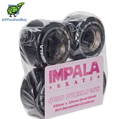 harga Sepatu Roda Impala Replacement Wheel 4 pack Black Blibli.com