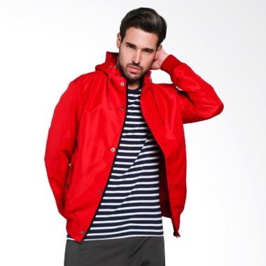 Papercut Men Fox Jacket Pria - Red