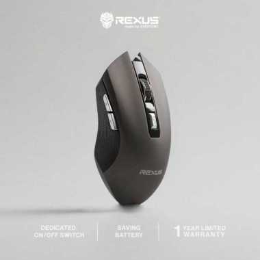 Rexus Xierra RX 110 Wireless Mouse Hitam