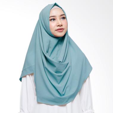 Cotton Bee Azrina Pashmina Instan - Sky Blue