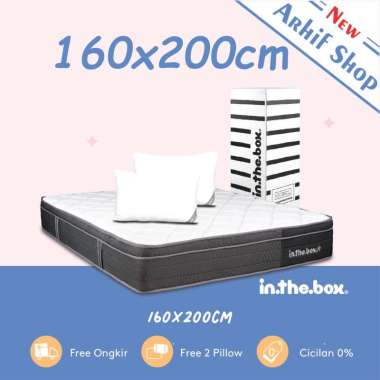 SPRINGBED inthebox PLUS 160x200x28 (Queen Size) KASUR IN THE BOX + 160 x 200