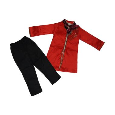 VERINA BABY Setelan Baju Koko Anak - Merah