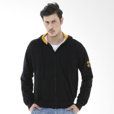 Crows Denim Anime One Piece Trafargal Law Jaket Hoodie Pria
