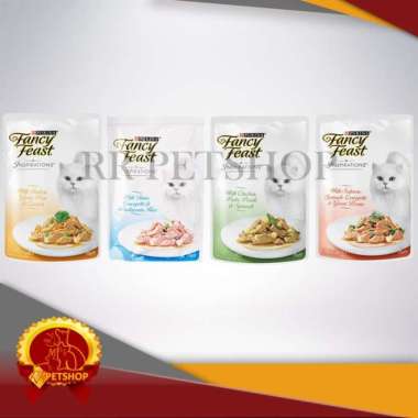 Makanan Kucing Fancy Feast 70 Gram / FF Saset / Sachet / Makanan Basah Fancy Feast With Salmon