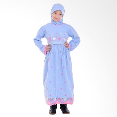 Jesca and Paul Selma 212 Gamis Baju Muslim Anak - Blue