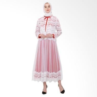 JAVA SEVEN OKI 009 Gamis Wanita - Putih