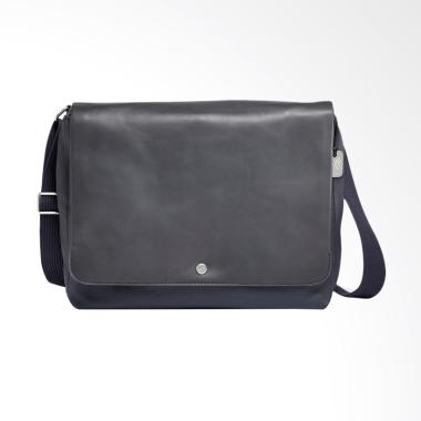 Skagen Eric Leather Messenger Ink Tas Pria - Black [SMH0223496]