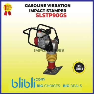 Mesin Stamper Kuda Mesin Honda 5.5 HP Gasoline Vibration Impact Stamper Perata Tanah AKS - SLSTP90GS