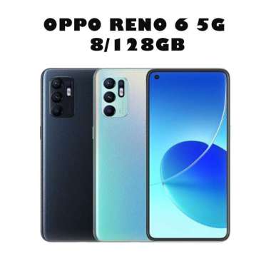 Oppo Reno 6 5G 8/128GB Garansi Resmi Black
