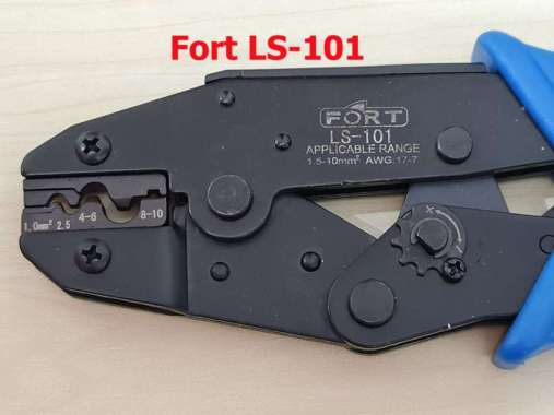 Fort LS-101 Tang press crimping ratchet tool Fort LS-101 1.0-10mm biru