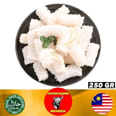 CUMI FLOWER 250 GRAM IMPORT DARI MALAYSIA/ CUMI BUNGA/ CUMI FLOWER FROZEN/ SQUID FLOWER/ CUMI SEGAR