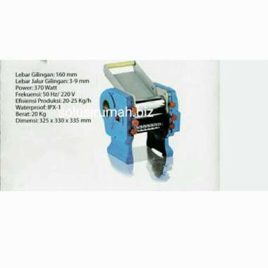mesin giling mie 20kg besar listrik elektrik gilingan electric adjust noodle maker 20 kg Giling Mie