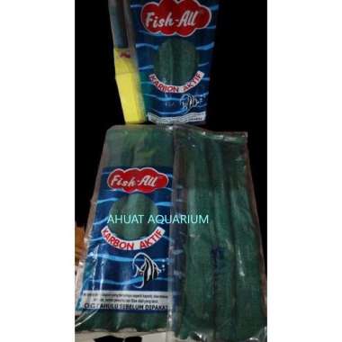 KARBON AKTIF & ZEOLITE FILTER FISH ALL 30cm (FILTER AQUARIUM/KOLAM) CARBON ACTIVE