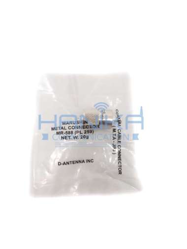 Konektor PL Male to Kabel RG-58 Marushin RG58 SO239 PL259 Connector ke