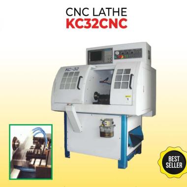Mesin Bubut CNC Plat Besi 3Hp CNC Lathe Machine Importir - KC32CNC