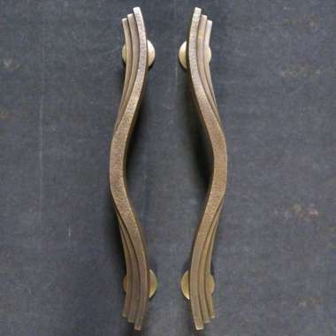Handle Pintu Kuningan / Brass Door Pull - Kipas 02