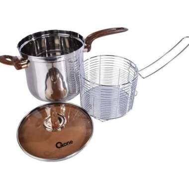 OXONE OX99FS Panci Jumbo Fryer-10 Liter-Stainless Steel 18-10-Terbaru ORI 100% Multicolor
