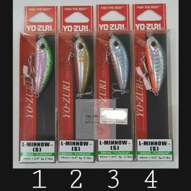 Umpan Pancing Yozuri L-MINNOW 44mm 5g No. 1