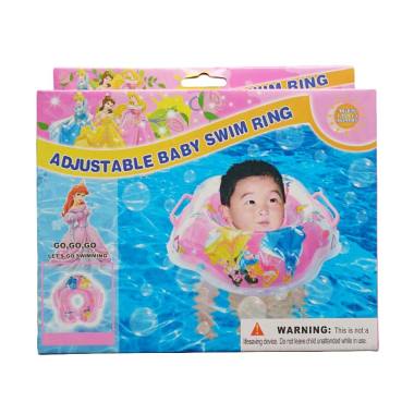 Disney Neck Ring Balita Princess Pelampung Leher Bayi - Pink
