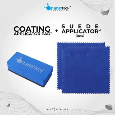 APPLICATOR PAD NANO CERAMIC COATING & KAIN SUEDE CLOTH APLIKATOR COATING PREMIUM QUALITY - NANOTECH