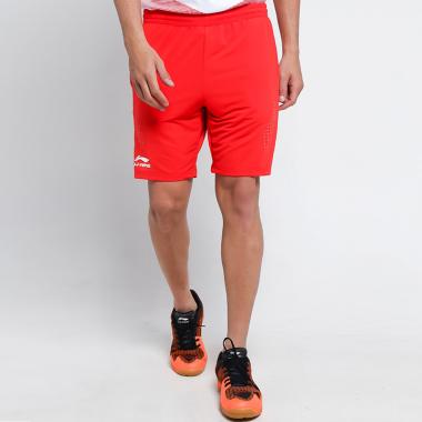 Li-Ning Asian Games 2018 Celana Olahraga Pria - Red [AKSN298-1]