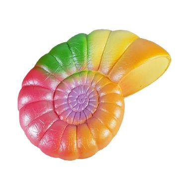 Ivory Jumbo Rainbow Shell Keong Pelangi Squishy