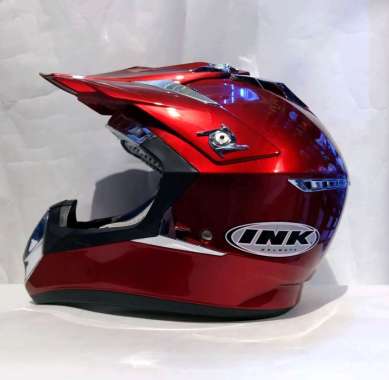 HELM INK MTB SOLID RED MAROON HELM FULL FACE M RED MAROON