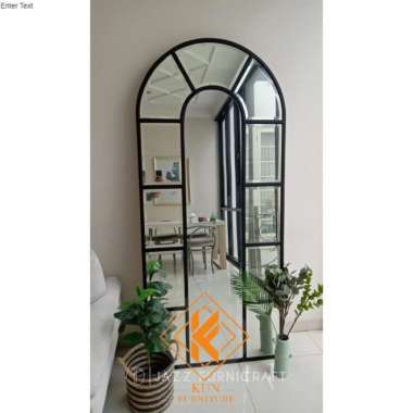 CERMIN LANTAI CERMIN BADAN STANDING MIRROR BEVEL MODEL SCANDINAVIAN