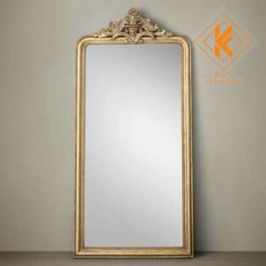 Cermin Berdiri standing Miror emas cermin klasik Cermin Aestetic