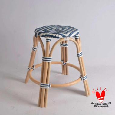 Stool Rattan RSFU 21005 Biru