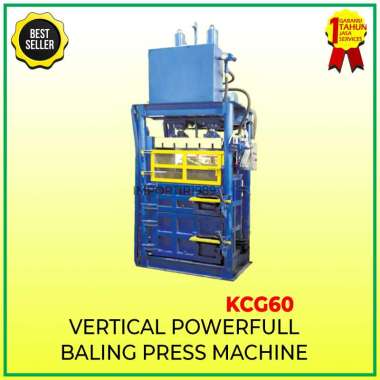 Mesin Press Sampah Plastik Kardus Botol 60 Ton - Baling Press 11 kw