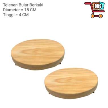 TALENAN KAYU TELENAN MODEL BULAT BERKAKI